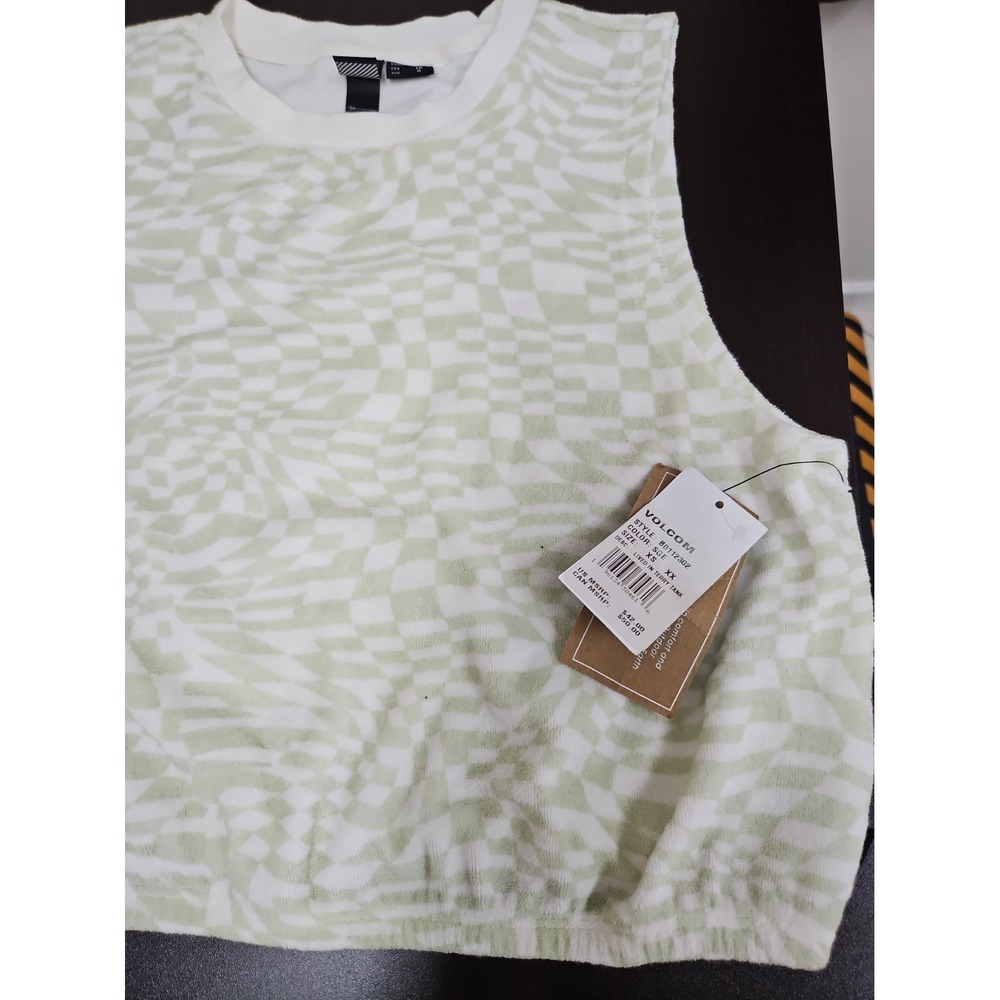 Volcom Lived In Terry Tank women's tank top XS summer surf nwt